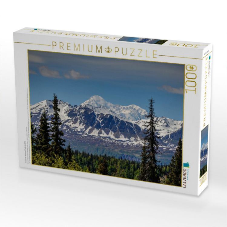 Produktbild: CALVENDO Puzzle Im Denali National Park ALASKA | 1000 Teile Lege-Gr&ouml;&szlig;e 64x48cm Foto-Puzzle f&uuml;r gl&uuml;ckliche Stunden