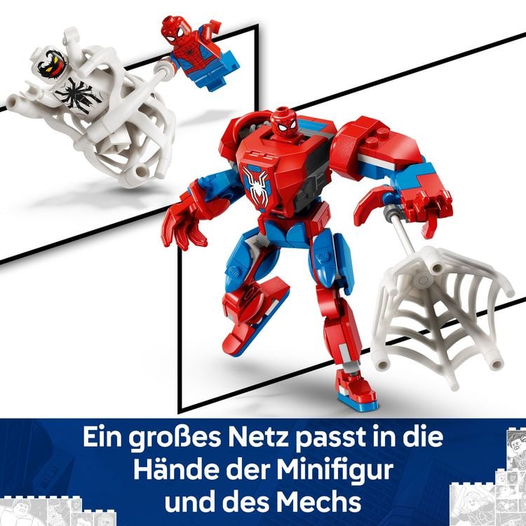LEGO Marvel Spider-Man Mech vs. Anti-Venom - Superhelden Spielzeug 76308