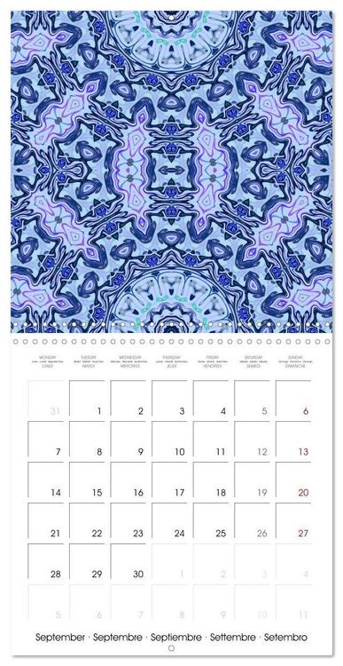 Produktbild: Mandalas Recherche int&eacute;rieure (Calendrier mural carr&eacute; 2026 30x30 cm) Calendrier double avec une page pour vos prises de notes