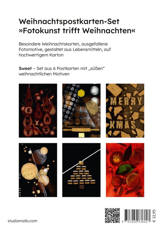 Produktbild: Weihnachtspostkarten-Set &bdquo;Fotokunst trifft Weihnachten&ldquo; SWEET