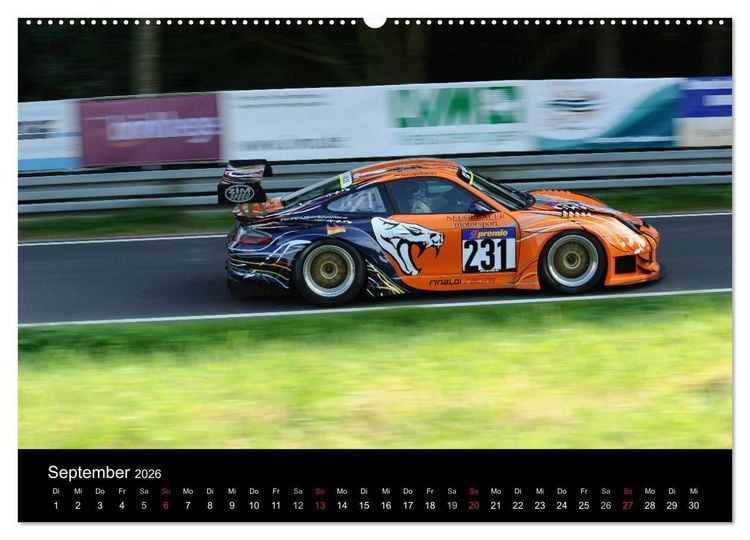 Produktbild: Auto - Bergrennen (hochwertiger Premium Wandkalender 2026 DIN A2 quer), Kunstdruck in Hochglanz