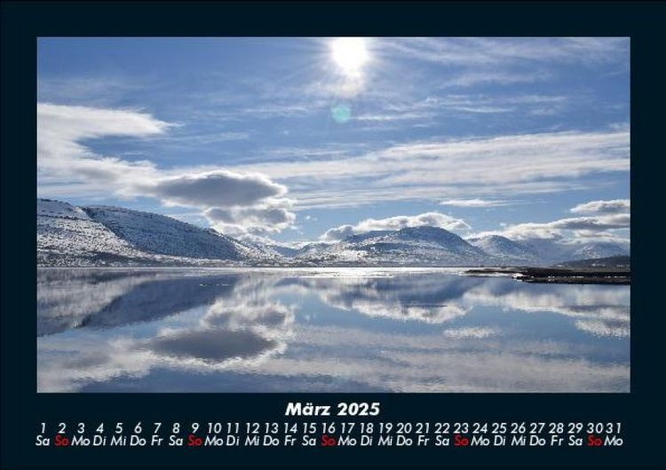Produktbild: Landschaftskalender 2025 Fotokalender DIN A5