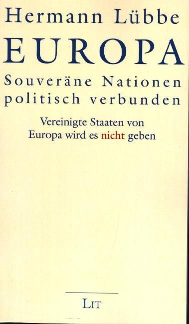 Produktbild: L&uuml;bbe, H: Europa - Souver&auml;ne Nationen politisch verbunden
