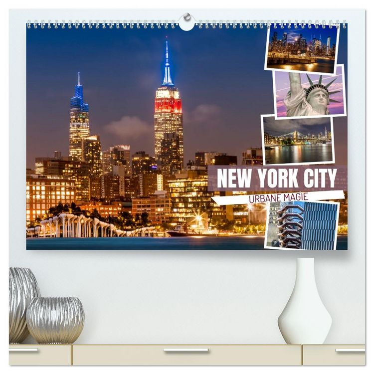 Produktbild: NEW YORK CITY Urbane Magie (hochwertiger Premium Wandkalender 2026 DIN A2 quer), Kunstdruck in Hochglanz