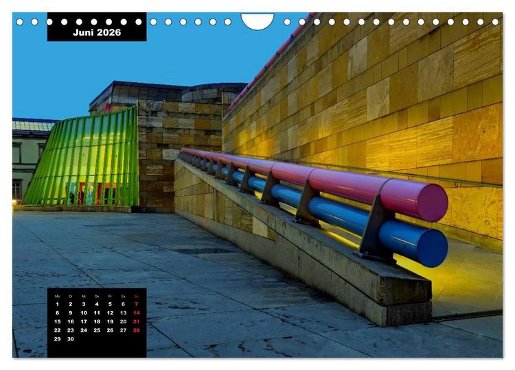 Produktbild: City Lights - Lichter der Nacht (Wandkalender 2026 DIN A4 quer), CALVENDO Monatskalender