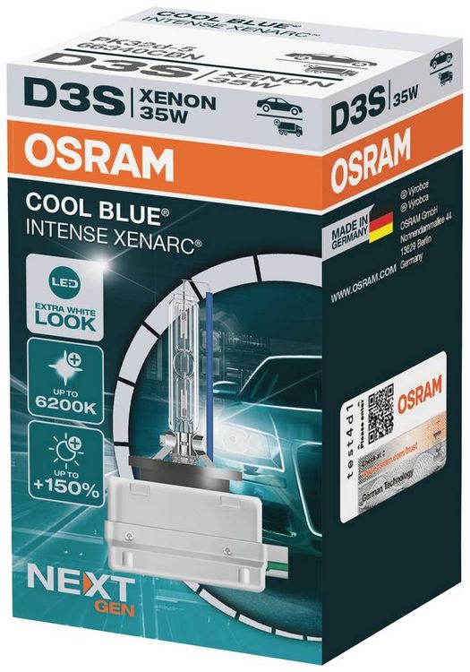 Produktbild: Osram Automotive 66340CBN Xenon Leuchtmittel Xenarc Cool Blue D3S 35W 42V