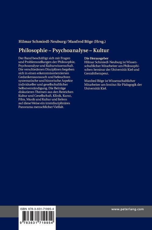 Produktbild: Philosophie &ndash; Psychoanalyse &ndash; Kultur