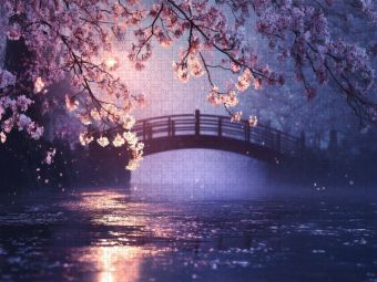 Produktbild: CALVENDO Puzzle Ein Motiv aus dem Kalender Japanische Kirschbl&uuml;te | 1000 Teile Lege-Gr&ouml;&szlig;e 64x48cm Foto-Puzzle f&uuml;r gl&uuml;ckliche Stunden