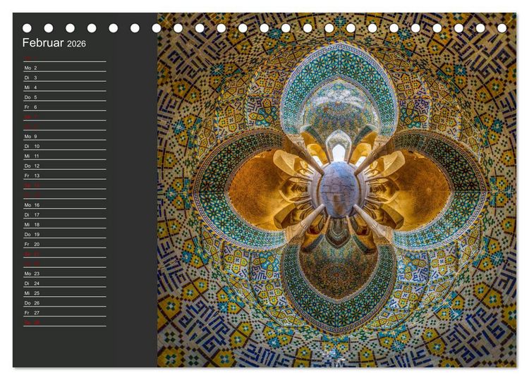 Produktbild: Orientalische Architektur - Verzaubernd (Tischkalender 2026 DIN A5 quer), CALVENDO Monatskalender