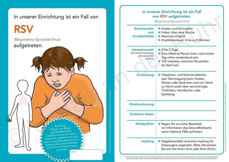 Produktbild: Erg&auml;nzungsset: Achtung, Ansteckungsgefahr! &ndash; 8 weitere Aush&auml;nge und Merkbl&auml;tter zu &uuml;bertragbaren Krankheiten