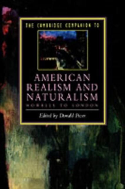 Produktbild: Cambridge Companion to American Realism and Naturalism