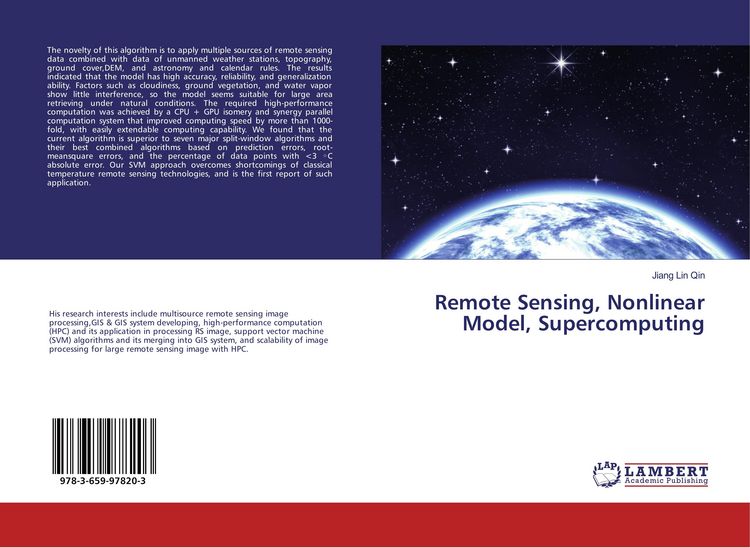 Produktbild: Remote Sensing, Nonlinear Model, Supercomputing
