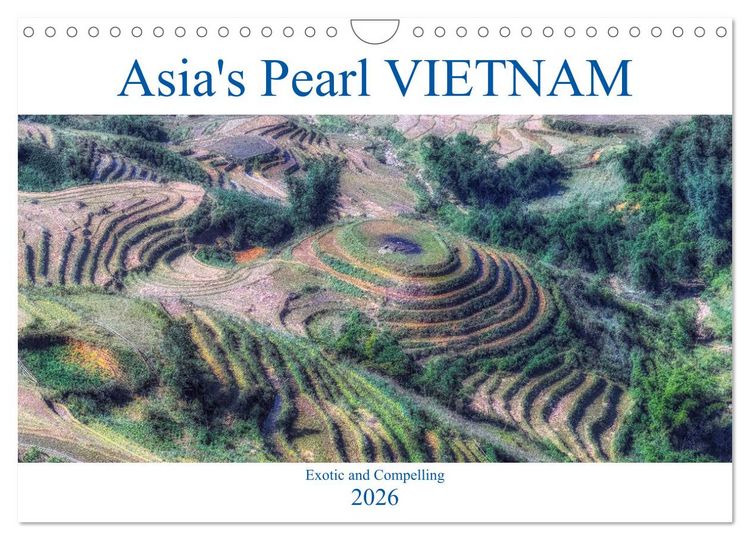 Produktbild: Asia's Pearl Vietnam (Wall Calendar 2026 DIN A4 landscape), CALVENDO 12 Month Wall Calendar