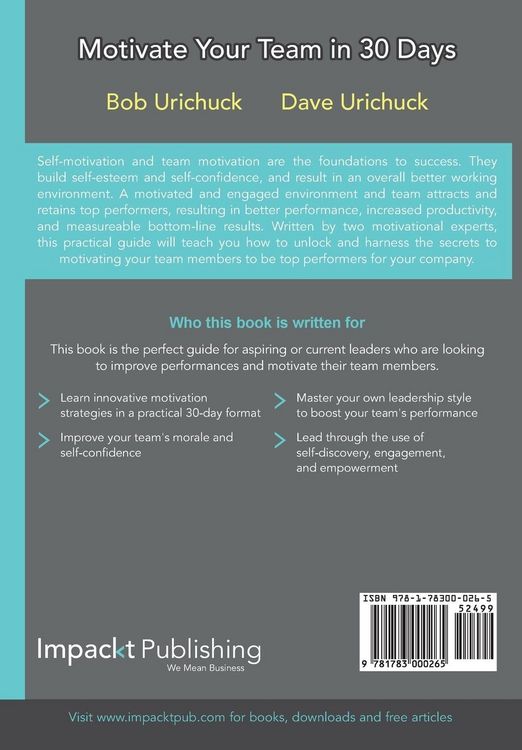 Produktbild: Motivate Your Team in 30 Days