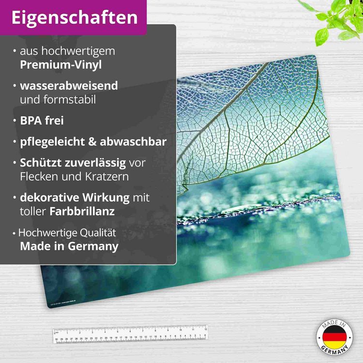 Produktbild: Cover-your-desk Schreibtischunterlage f&uuml;r Kinder und Erwachsene Blattwerk Natur, aus hochwertigem Vinyl , 60 x 40 cm