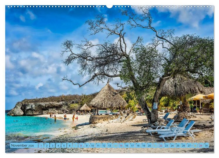 Produktbild: Cura&ccedil;ao - bunte Insel in der Karibik (hochwertiger Premium Wandkalender 2026 DIN A2 quer), Kunstdruck in Hochglanz