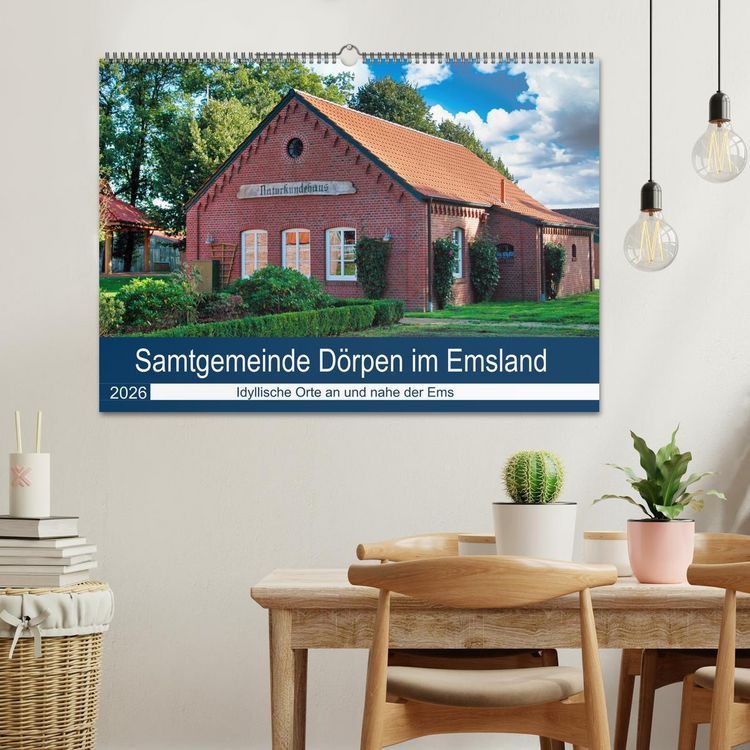 Produktbild: Samtgemeinde D&ouml;rpen im Emsland (Wandkalender 2026 DIN A2 quer), CALVENDO Monatskalender