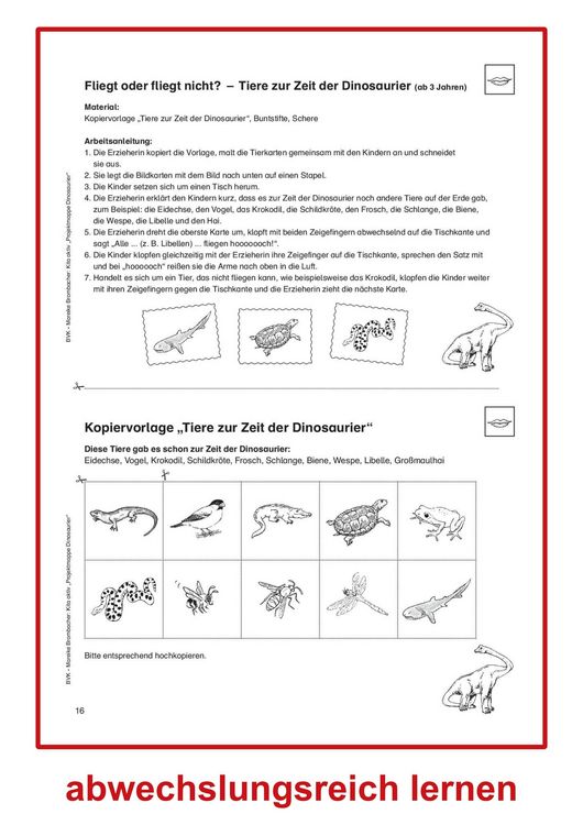 Produktbild: Kita aktiv Projektmappe Dinosaurier