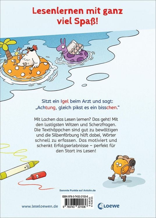 Produktbild: Lesel&ouml;wen - Die lustigsten Witze zum Lesenlernen