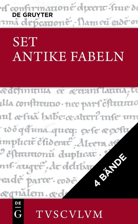 Produktbild: [Set Antike Fabeln, Tusculum, 4 B&auml;nde]