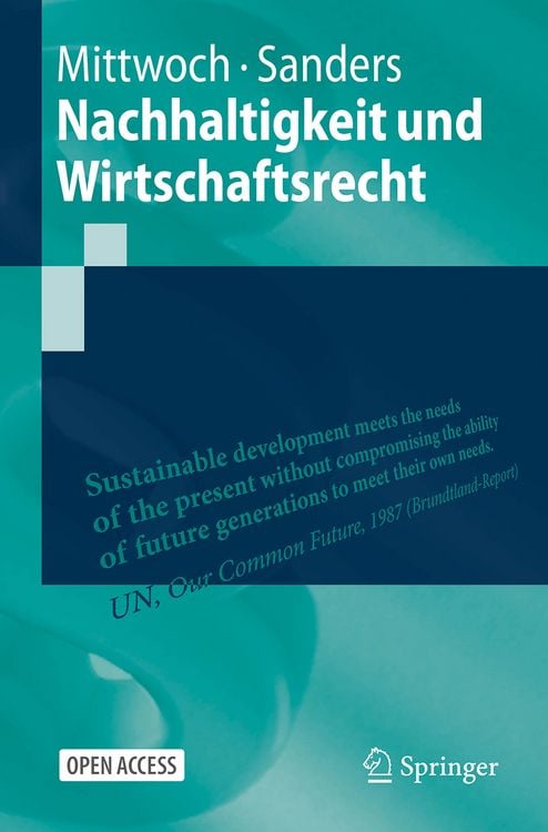 Produktbild: Nachhaltigkeit und Wirtschaftsrecht