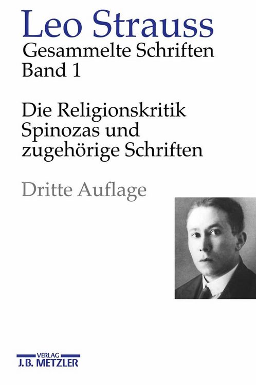 Produktbild: Die Religionskritik Spinozas und zugeh&ouml;rige Schriften