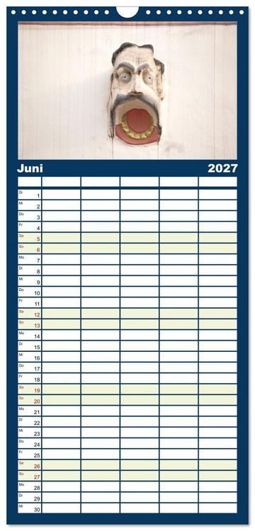 Produktbild: Familienplaner 2027 - R&Ouml;MERSTADT TRIER mit 5 Spalten (Wandkalender, 21 x 45 cm) CALVENDO