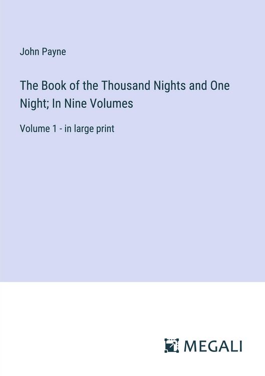 Produktbild: The Book of the Thousand Nights and One Night; In Nine Volumes