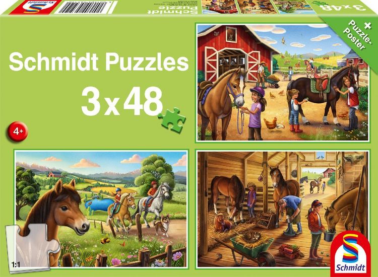Benjamin Blümchen Kinderpuzzle – 3x48 Piece Children’s Puzzle Set, 10.4x7 Inches, Recommended For Ages 4+ - View #7