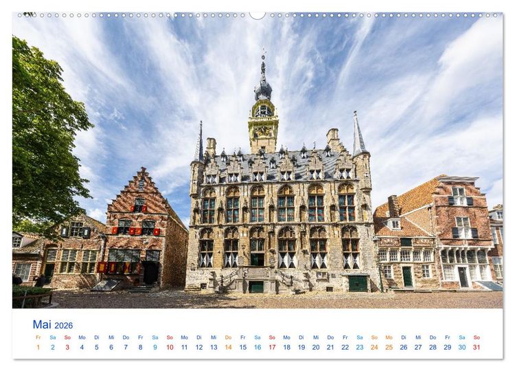 Produktbild: Sommer in Seeland (hochwertiger Premium Wandkalender 2026 DIN A2 quer), Kunstdruck in Hochglanz