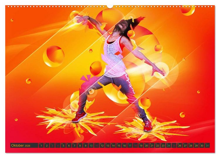 Produktbild: HipHopDance (hochwertiger Premium Wandkalender 2026 DIN A2 quer), Kunstdruck in Hochglanz