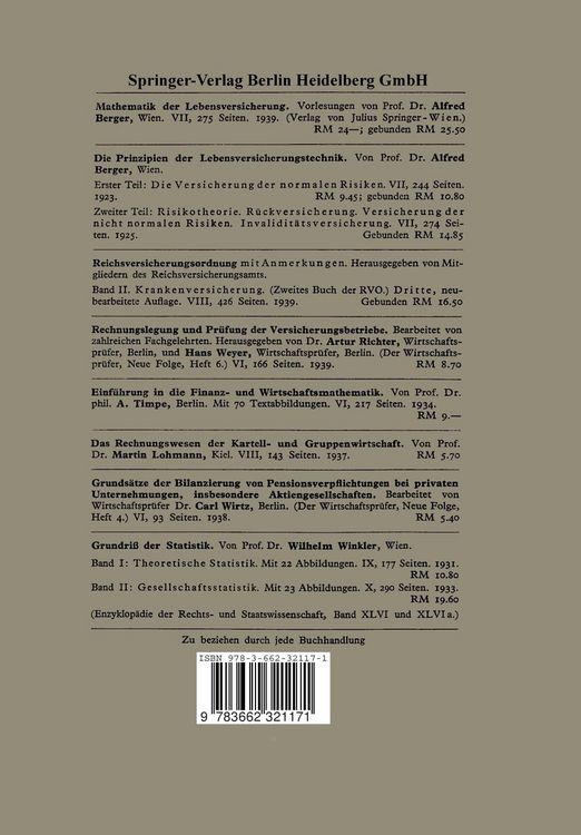 Produktbild: Grund- und Zeitfragen der Versicherungswirtschaft und Versicherungswissenschaft