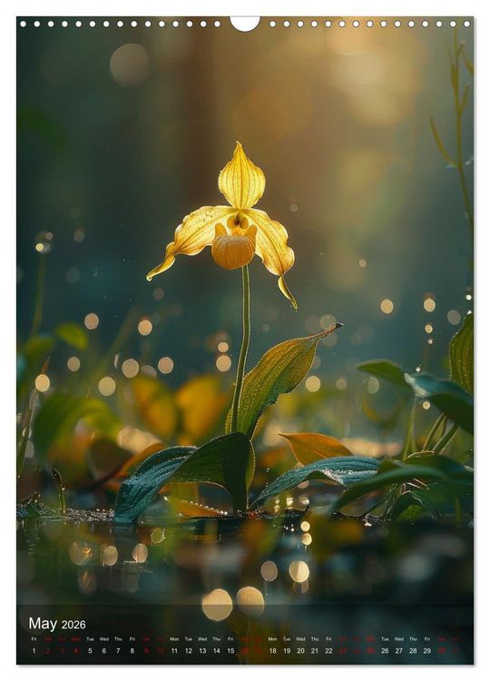 Produktbild: Waurick, K: Ethereal Orchids (Wall Calendar 2026 DIN A3 port