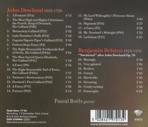 Produktbild: Dowland&Britten:Melancholy,Nocturnal
