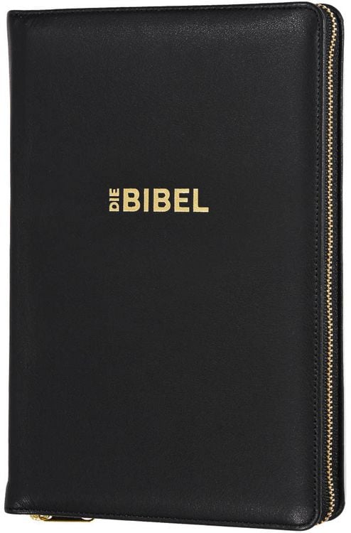 Produktbild: Schlachter 2000 Bibel - Taschenausgabe (Softcover, schwarz, Goldschnitt, Rei&szlig;verschluss)