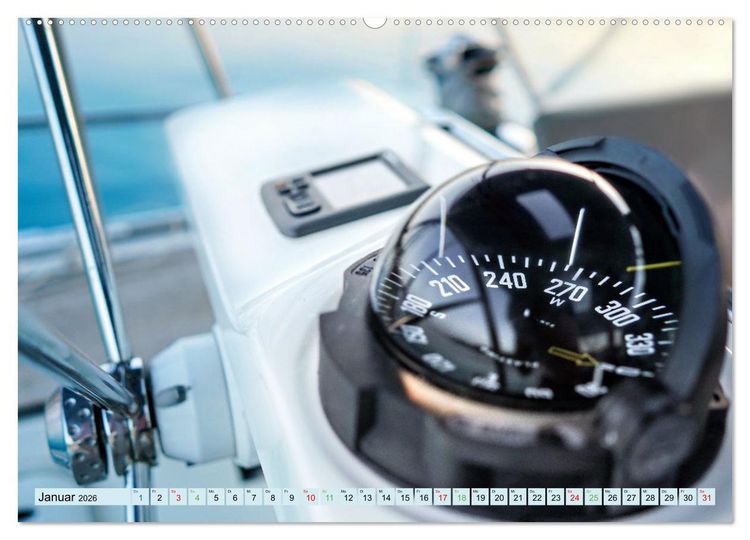 Produktbild: Mit dem Wind um die Welt - segeln (hochwertiger Premium Wandkalender 2026 DIN A2 quer), Kunstdruck in Hochglanz