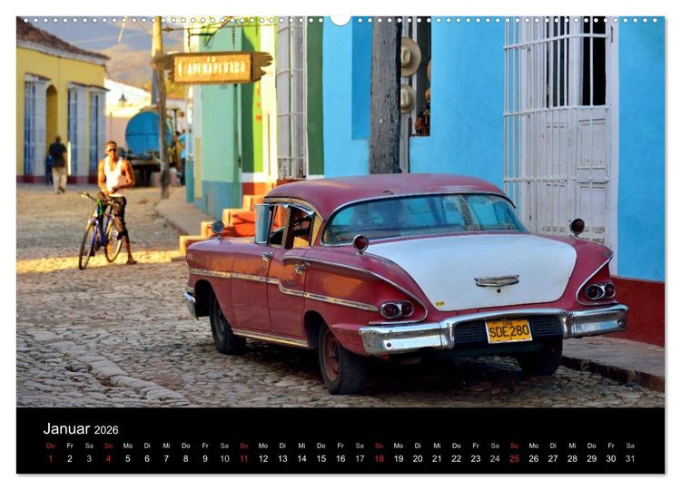 Produktbild: Cuba Cars (hochwertiger Premium Wandkalender 2026 DIN A2 quer), Kunstdruck in Hochglanz