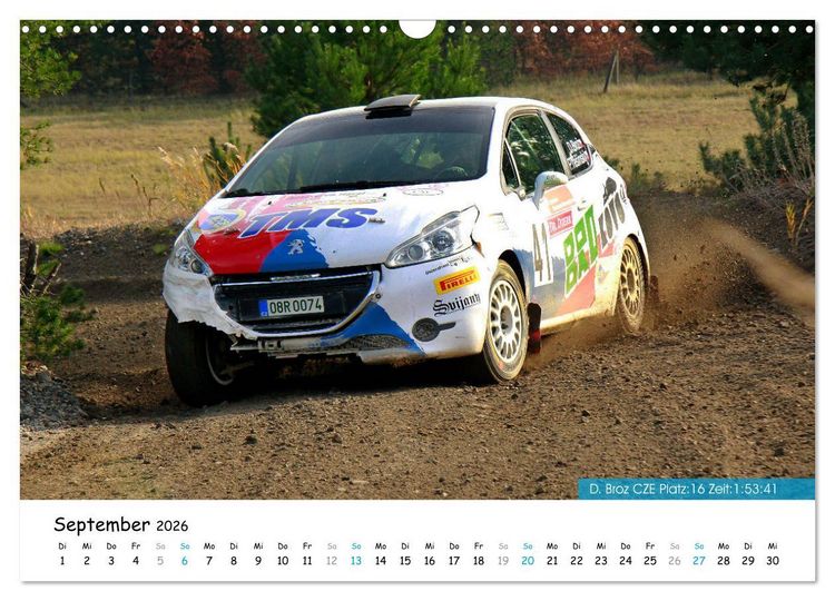 Produktbild: Lausitz-Rallye Kalender (Wandkalender 2026 DIN A3 quer), CALVENDO Monatskalender
