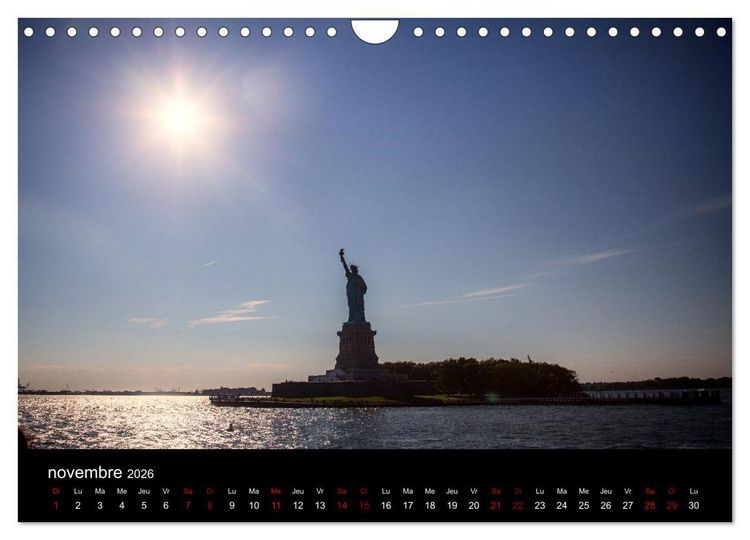 Produktbild: Balade New-Yorkaise, Manhattan (Calendrier mural 2026 DIN A4 vertical), CALVENDO calendrier mensuel