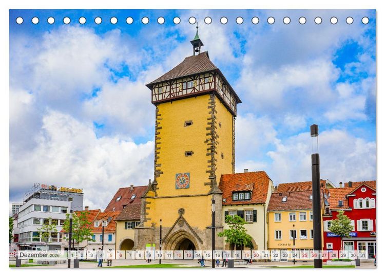 Produktbild: Reutlingen Impressionen (Tischkalender 2026 DIN A5 quer), CALVENDO Monatskalender