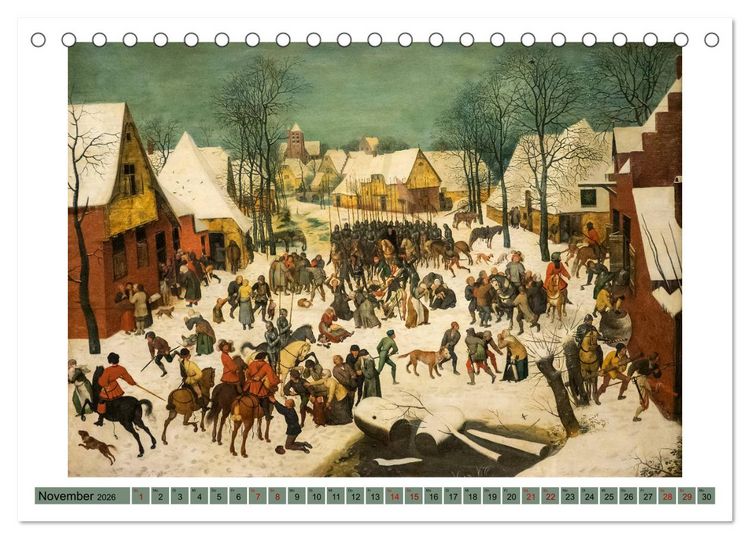 Produktbild: Pieter Bruegel d.&Auml;. (Tischkalender 2026 DIN A5 quer), CALVENDO Monatskalender