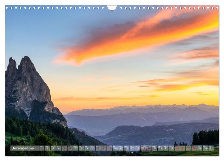 Produktbild: Fascinating Dolomite Alps (Wall Calendar 2026 DIN A3 landscape), CALVENDO 12 Month Wall Calendar
