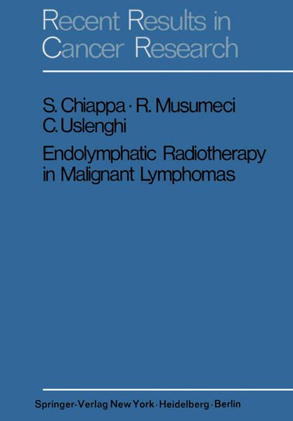 Produktbild: Endolymphatic Radiotherapy in Maglignant Lymphomas