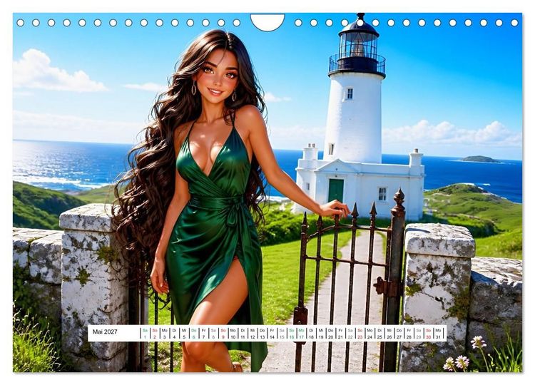 Produktbild: Valentina - Dort schlafen, wovon andere nur tr&auml;umen (Wandkalender 2027 DIN A4 quer), CALVENDO Monatskalender