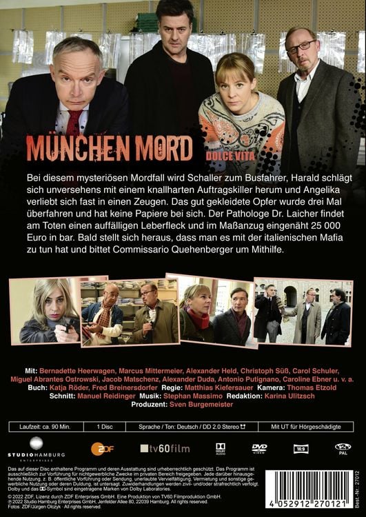 Produktbild: M&uuml;nchen Mord &ndash; Dolce Vita