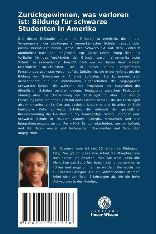 Produktbild: Zur&uuml;ckgewinnen, was verloren ist: Bildung f&uuml;r schwarze Studenten in Amerika