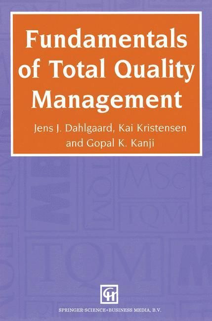 Produktbild: Kanji, G: Fundamentals of Total Quality Management: Process,