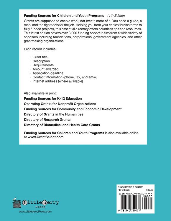Produktbild: Funding Sources for Children and Youth Programs