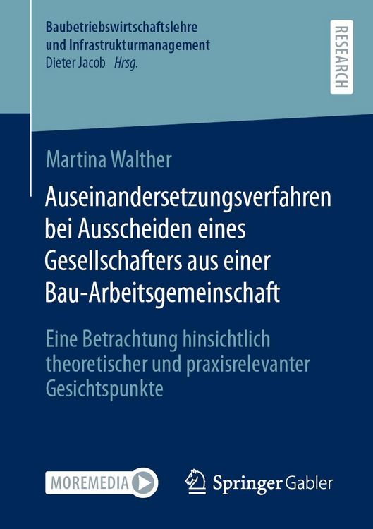 Produktbild: Auseinandersetzungsverfahren bei Ausscheiden eines Gesellschafters aus einer Bau-Arbeitsgemeinschaft