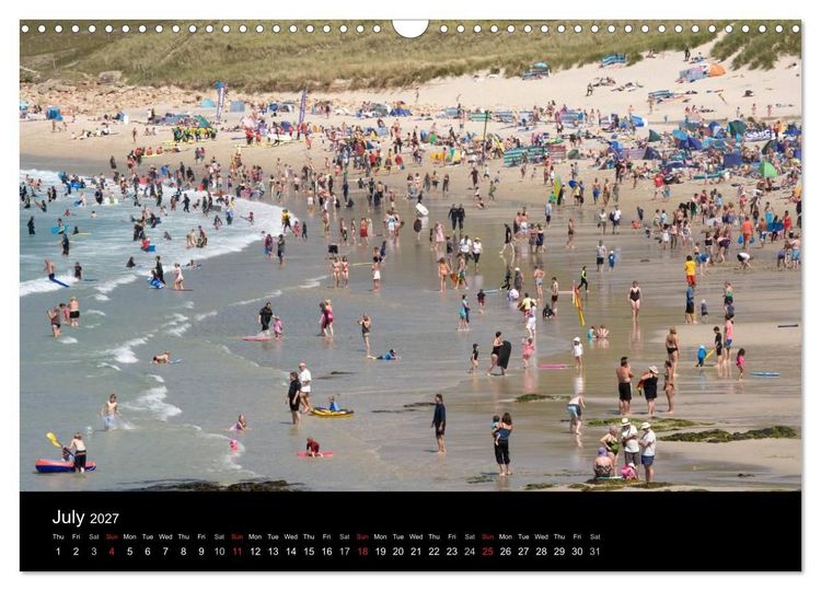 Produktbild: Penwith Landscapes Cornwall 2027 (Wall Calendar 2027 DIN A3 landscape), CALVENDO 12 Month Wall Calendar
